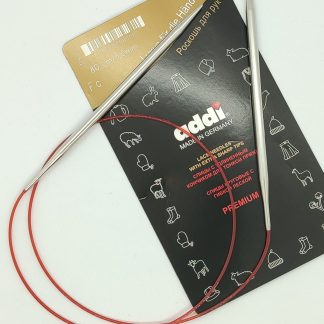 Спицы для вязания круговые Addi Classic Lace леска 80см. фото